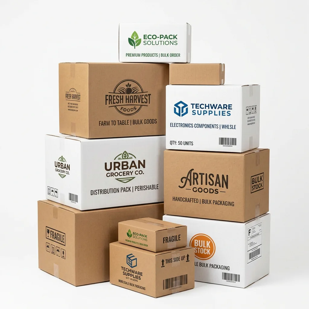 Custom Corrugated Boxes printed and finished by Custom Boxes