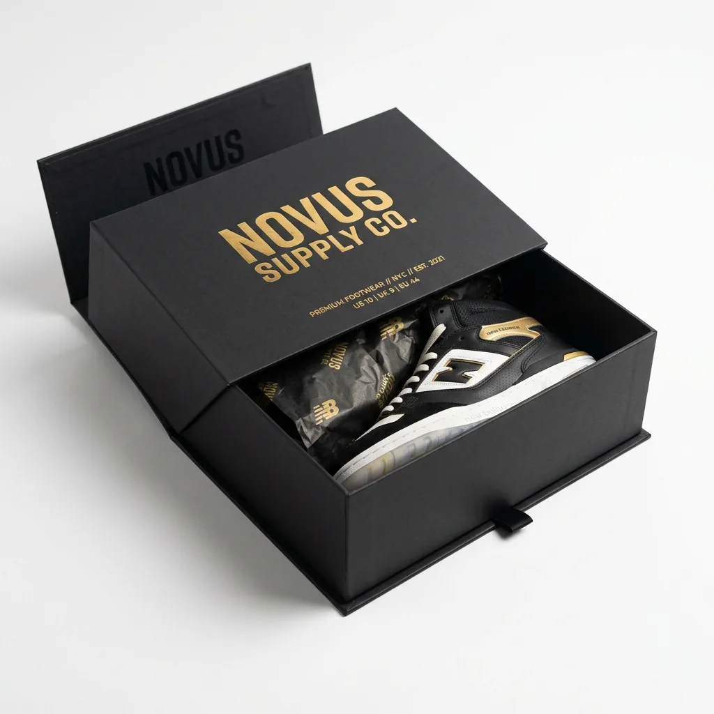 Custom Shoe Boxes printed and finished by Custom Boxes
